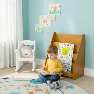 Montessori Bookshelf for Kids 📚

Low Baby Book Box – Nursery Bookcase with Front-Facing Shelves for Toddlers

Encourage your child’s love for reading with this beautifully handcrafted Montessori Bookshelf! Designed at the perfect height for toddlers, this front-facing bookcase allows little readers to easily see and choose their favorite stories — promoting independence, organization, and a love of books from an early age.
