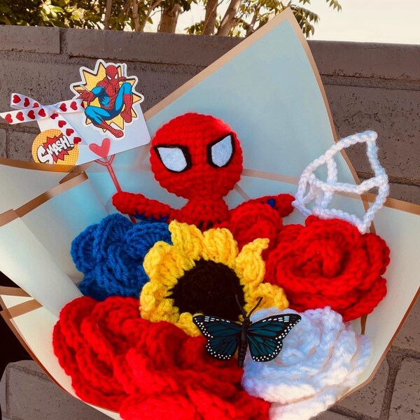 Spider Man Bouquet Etsy