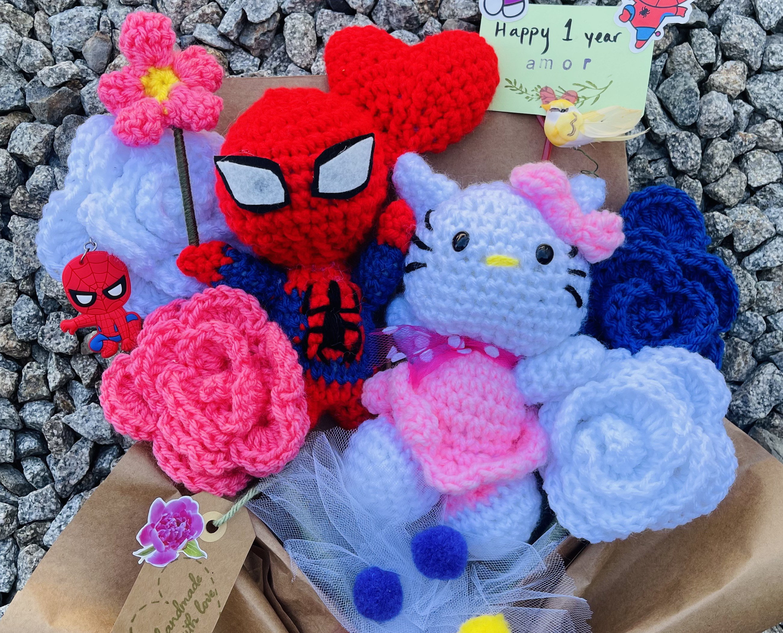 spiderman + hello kitty duo >>> shop my  for these bracelets: 'bea