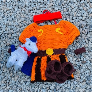 Crochet Hercules baby set| Baby Hercules costume |Disney Greek God| Hercules & Pegasus| Hercules,  Zero to Hero cosplay| Roman Gladiator|