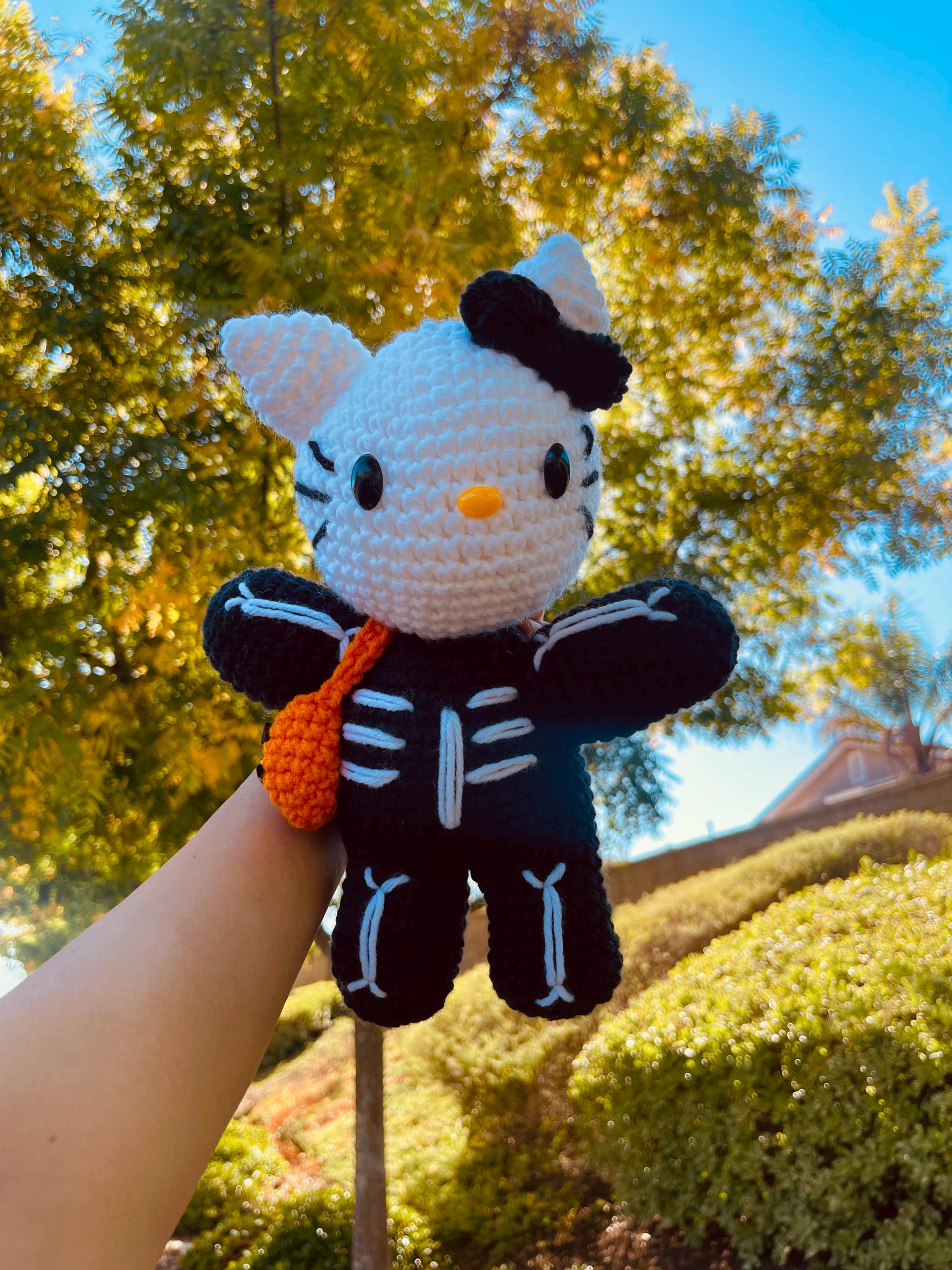 サナリオ| ハローキティ ハンドメイド| ハロウィン スケルトン 