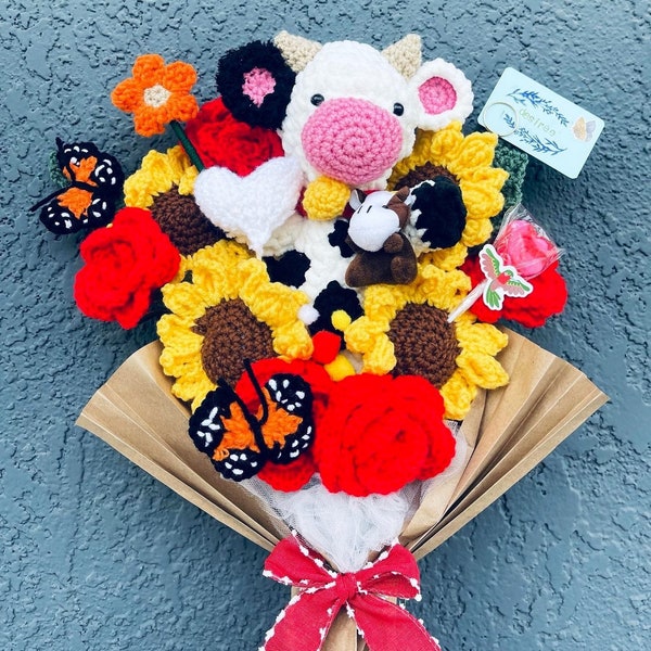 Crochet Bouquet Etsy