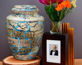 Handcrafted Mango Wood Cremation Urn: Adult Size