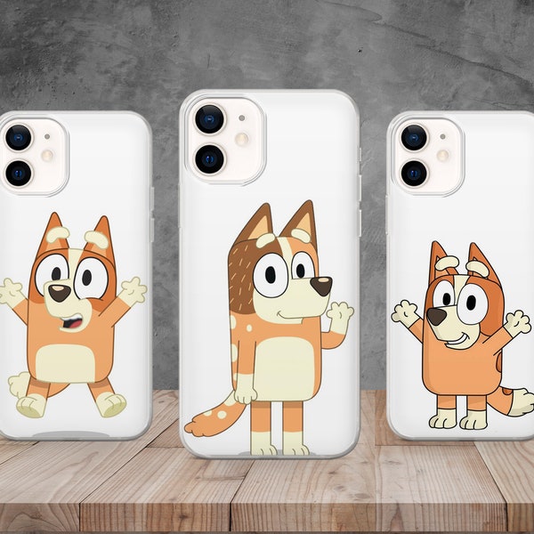 Kids Cartoon inspired Phone case Animated Dog Cover for iPhone 15, 14, 12, 11 Pro, 13, Xs, Samsung S22, S23, S20, A33, Huawei, Pixel 6 Pro