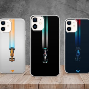 Custodia per telefono Formula One Racing per iPhone 15, 14, 12, 11 Pro, 13, Xs, Samsung S22, S23, S20, A33, Huawei, Pixel 6 Pro