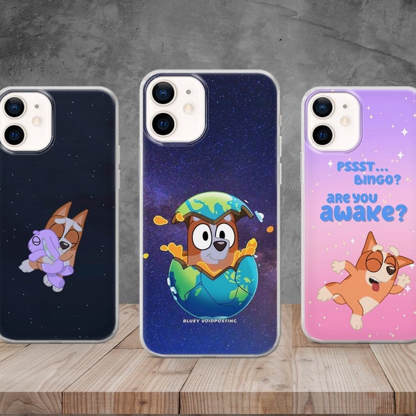 Kids Cartoon inspired Phone case, Animated Dog Cover for iPhone 15, 14, 12, 11 Pro, 13, Xs, Samsung S22, S23, S20, A33, Huawei, Pixel 6 Pro