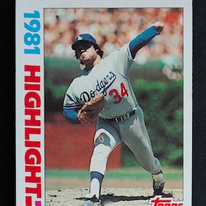 Fernando Valenzuela 1982 Topps #6