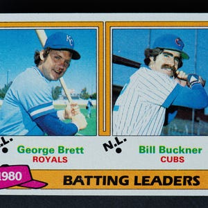 George Brett 1981 Topps #1 Batting Leaders