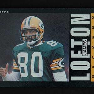 Carte de football James Lofton 1985 Topps #75 en parfait état +