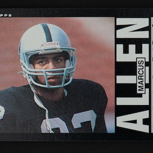 Marcus Allen 1985 Topps #282 Carte de football en parfait état +
