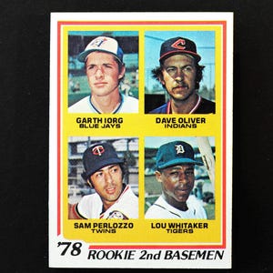 Lou Wittaker 1978 Topps #704 Rookie Second Basemen
