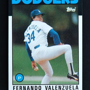 Fernando Valenzuela 1986 Topps #630 Baseball Karte