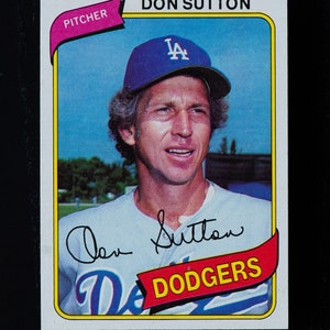 Don Sutton 1980 Topps #440 w kolorze Mint+