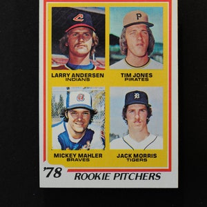 Jack Morris 1978 Topps #703 Rookie Kannen