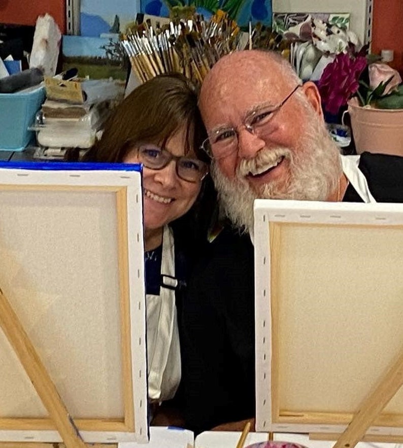 Couples Date Night Kit, Adult Paint Kit, Wedding Anniversary, Custom