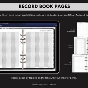 DIGITAL Ultimate Lash Extension Client Record Book GREY For Goodnotes 6 - Digital Planner - PDF Download - Sheree Paige Mastery image 2