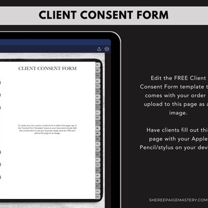 DIGITAL Ultimate Lash Extension Client Record Book GREY For Goodnotes 6 - Digital Planner - PDF Download - Sheree Paige Mastery image 8