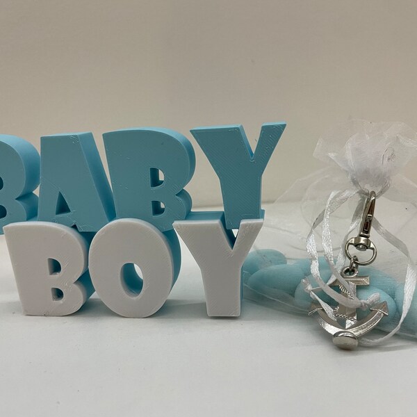 Baby shower Schriftzug Baby Boy