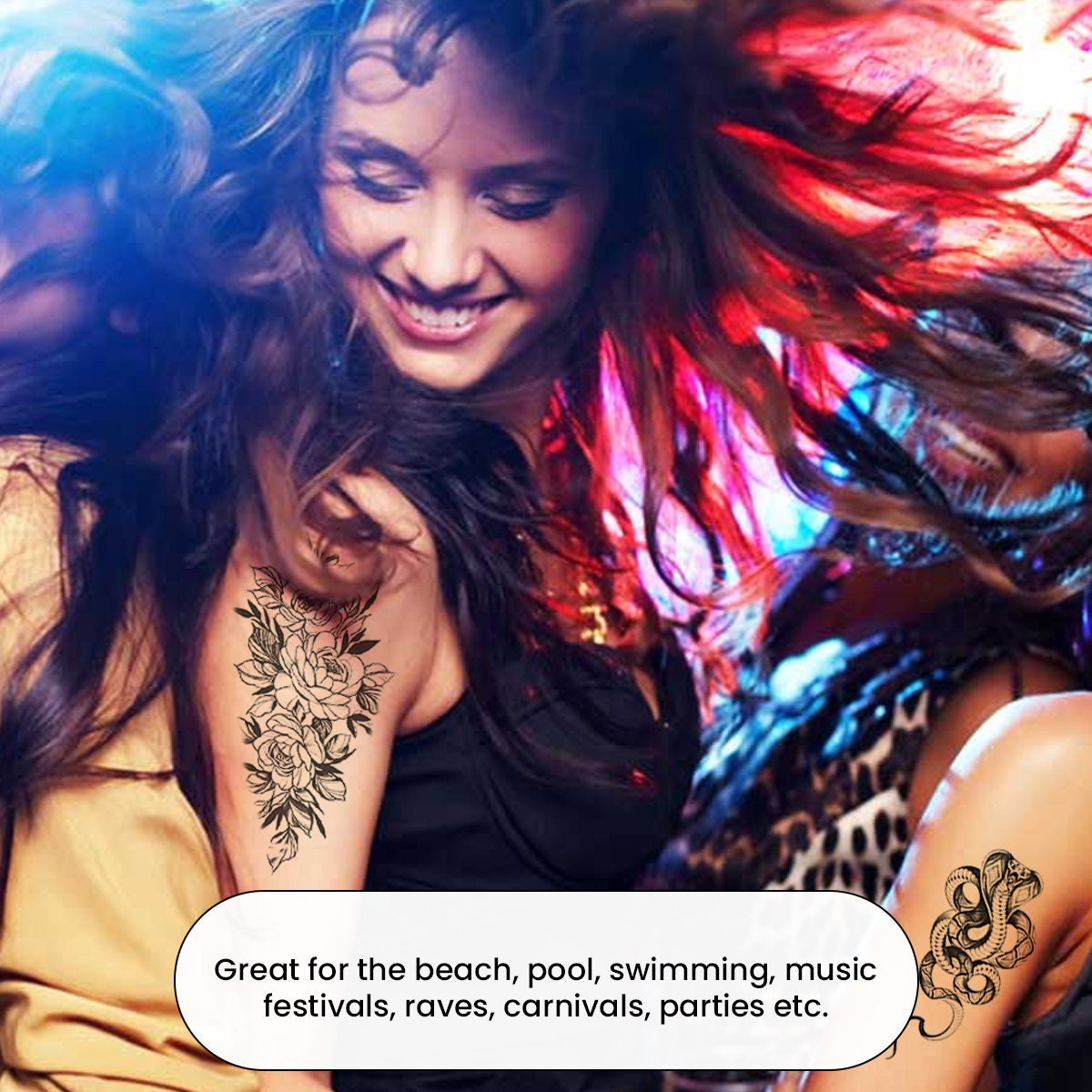 64 Sheets Temporary Tattoos Transfers for Guys Men Boys Teens Etsy UK