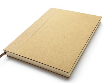 Eco Friendly Acid-Free & Tree-Free Recycled Sheets A5 146 x 210 cm with 240 Soft Pages and Bookmark