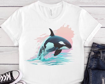 Camiseta de orca pastel: Salva a los animales del océano