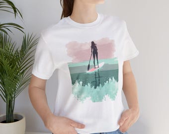 Women's Paddleboarding T-Shirt: SUP Graphic Tee