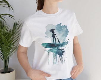 Paddle Board T-Shirt: Women's SUP Surfing Tee