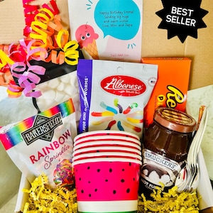 Ice Cream Sundae Gift Box! Birthday Gift Idea - Celebrate a Grad - Summer Fun Pack- Date Night - School Surprise - Personalized -Ships Free!