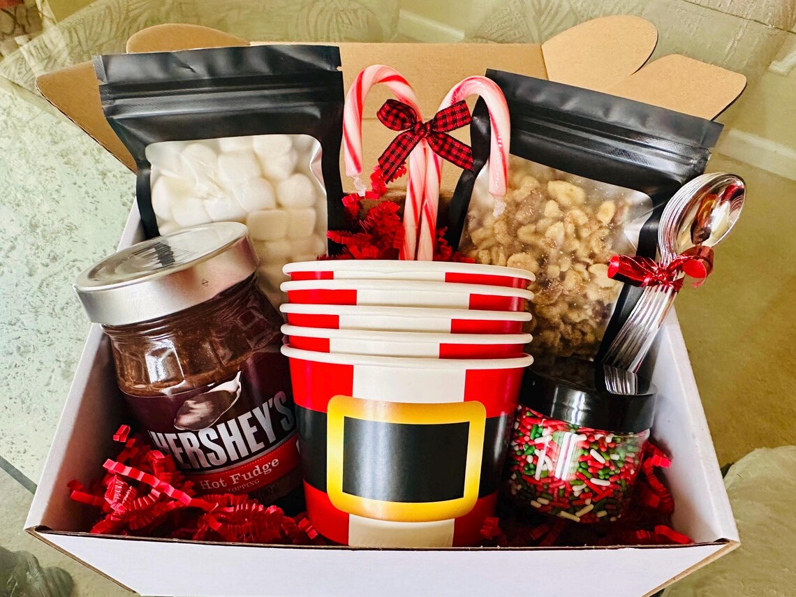 Ice Cream Sundae Kit: Special Occasion Gift Box - Includes All the ...