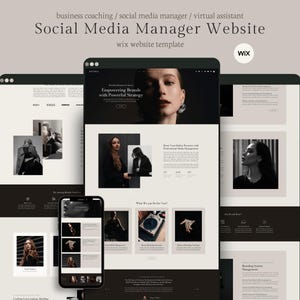 Magnolia - Social Media Manager Website Template (Wix Studio)