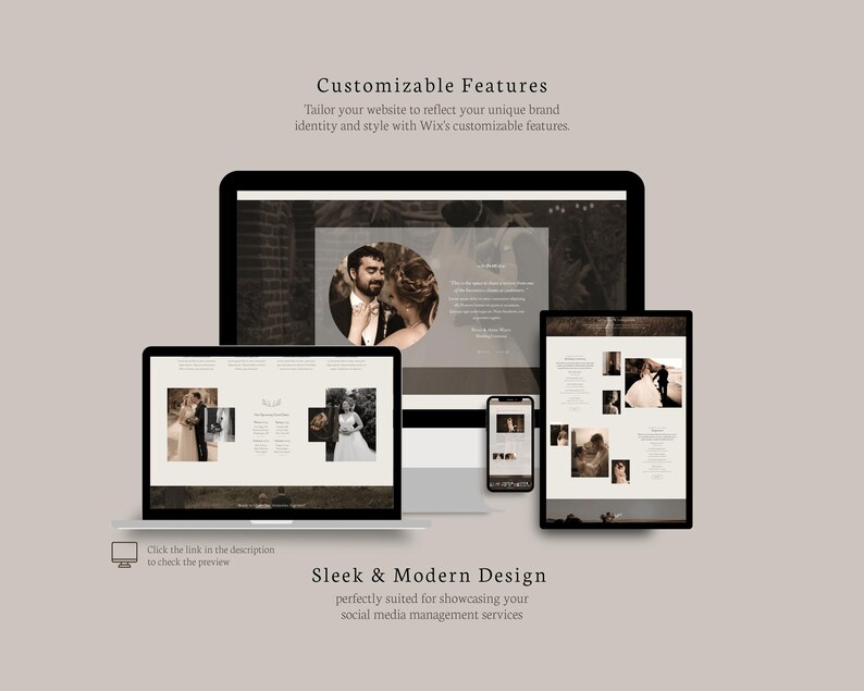 Rosalie - Wix Website Template for Photographer Videographer ...