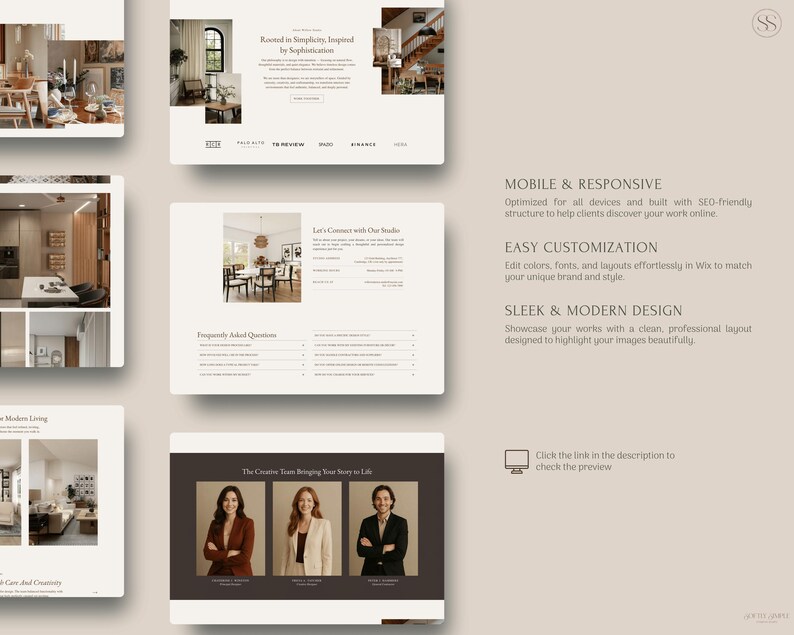 Willow - Wix Website Template for Interior Design Studio, Modern ...