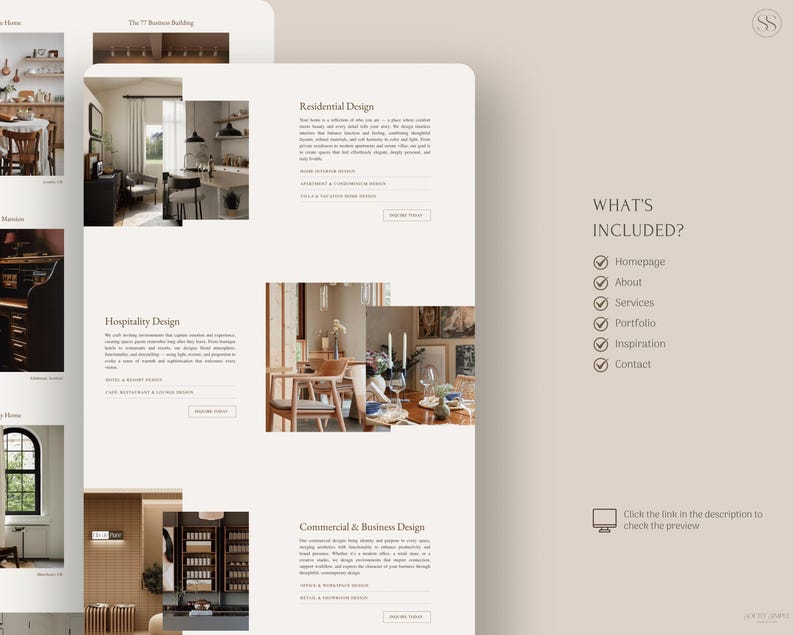 Willow - Wix Website Template for Interior Design Studio, Modern ...