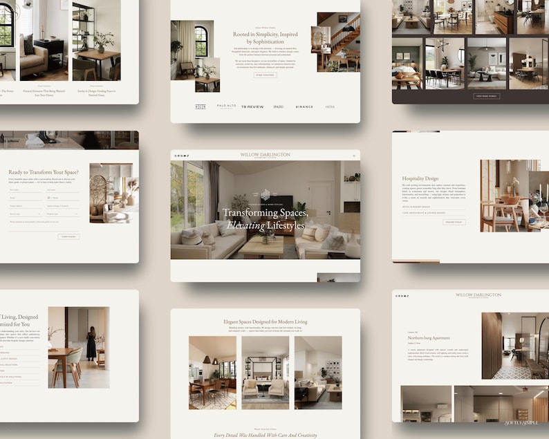 Willow - Wix Website Template for Interior Design Studio, Modern ...