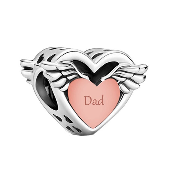 George Eliot tobben Raad Dad Angel Wing Love Heart Charm Memorial Daddy Father Pandora - Etsy