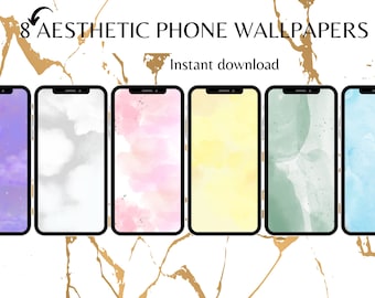 Aesthetic Phone Wallpaper Neutral Minimalist Iphone Home Screen Background | Instant Download