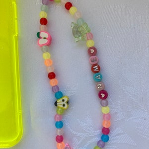 Mobile phone pendant, mobile phone chain beads, customizable, mobile phone strap, mobile phone accessories, colorful, phone pendant