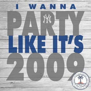 Party Like It's 2009 SVG | New York-SVG | Honkbal-svg | Big Apple-svg | Stad die nooit slaapt svg | Ik hou van honkbal-svg | Balspel-svg