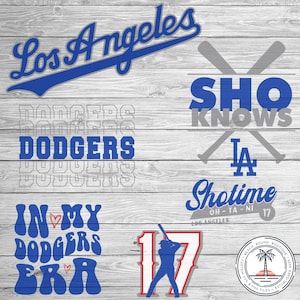 Sho Weiß SVG | Los Angeles SVG | Baseball svg | LA svg | West Coast svg | Ich liebe Baseball svg | Showtime svg | In meiner Ära svg