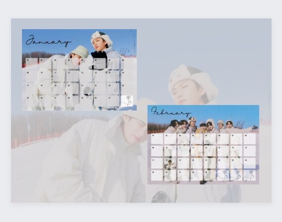 BTS desk Calendar 2023 Ver. 2 - Etsy