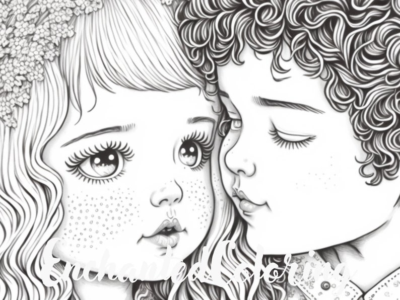 Be My Valentine Coloring Page Printable Adult Coloring Etsy