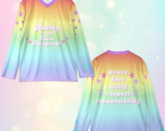 Chandail Raving is my Love Language à manches longues