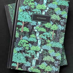 Caderno A5 Floresta Ancestral - Diário da Natureza na Floresta - Papel ecológico - Opções personalizadas
