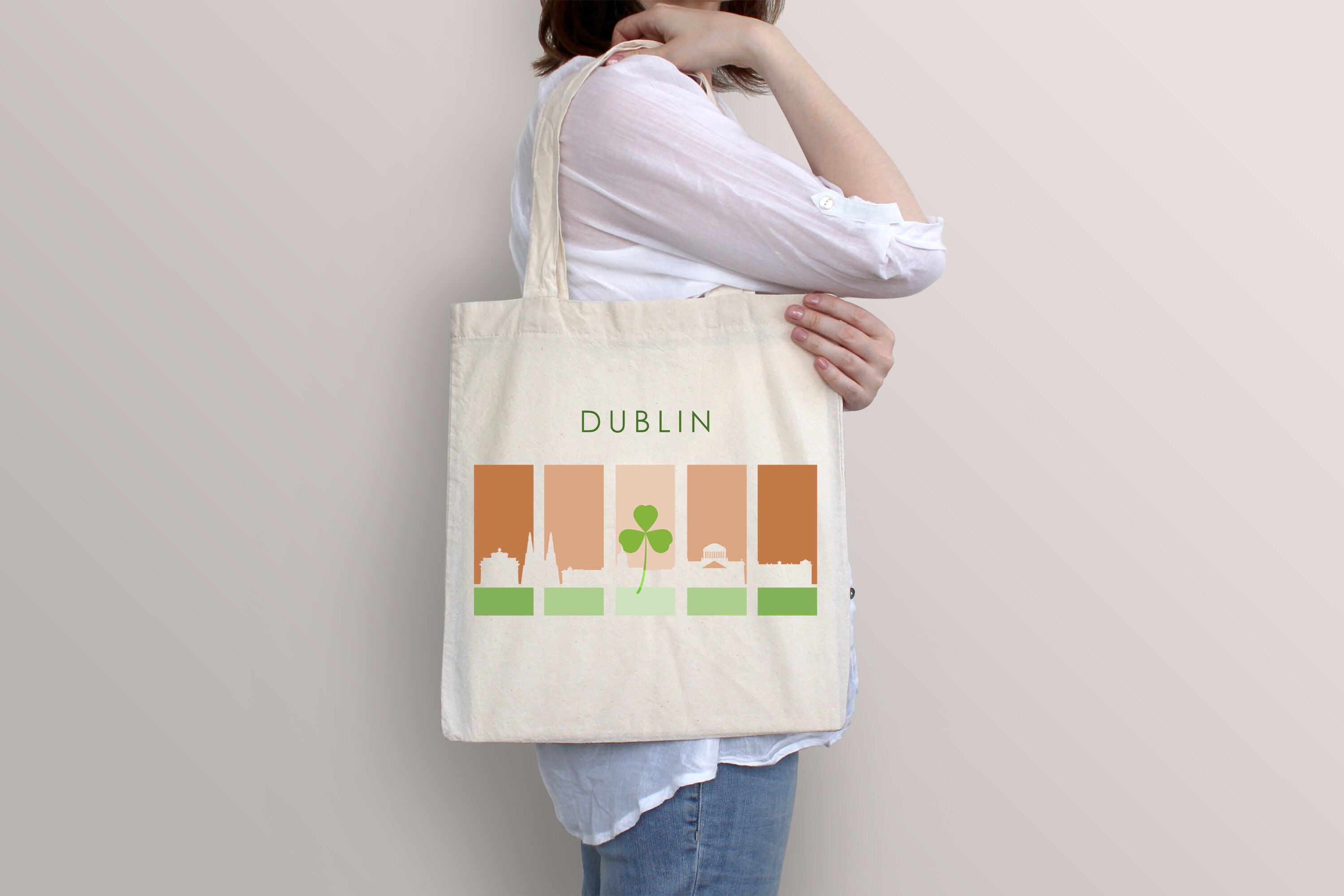 Dublin Tote Bag /aesthetic Tote Bag/artsy Tote Bag/ Art Tote Etsy