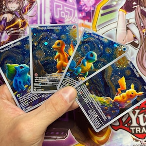 Cartão TCG de criatura de bolso personalizado - Pacote de retrato Van Gogh