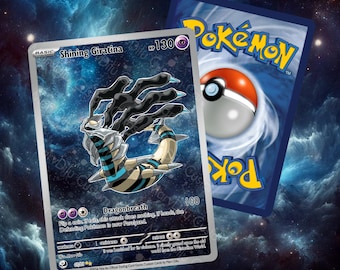 Carta Pokemon personalizzata Shining Giratina