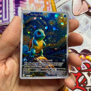 Aangepaste Pocket Creature TCG-kaart - SQRTL. Portret Van Gogh