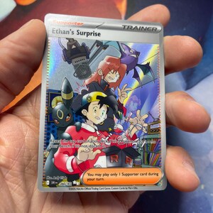 Carta de Criatura de Bolso Personalizada TCG - Adição de Ethans Surpresa Destined Rivals