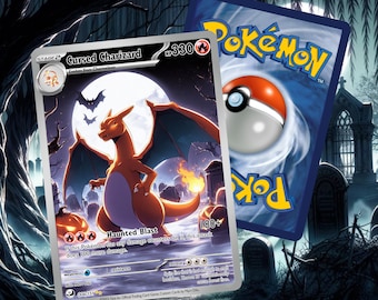 Custom Pokemoncard Cursed Charizard Hallooween