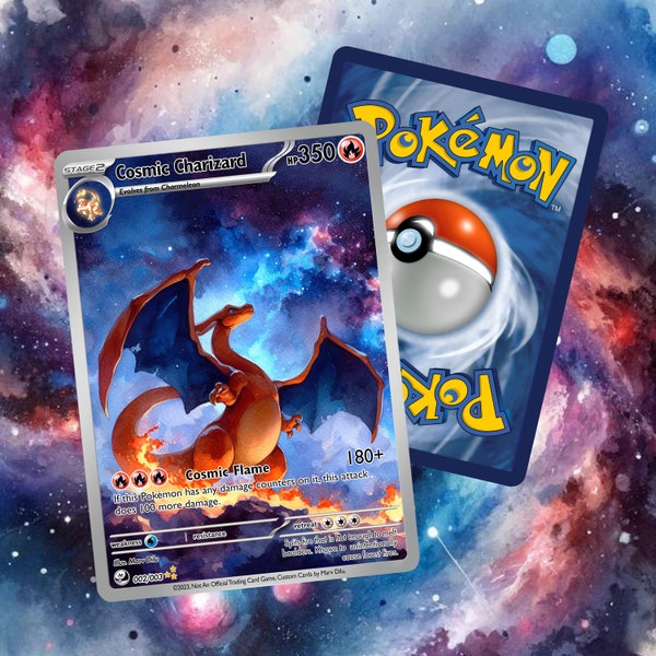 Custom Pokemoncard Cosmic Charizard